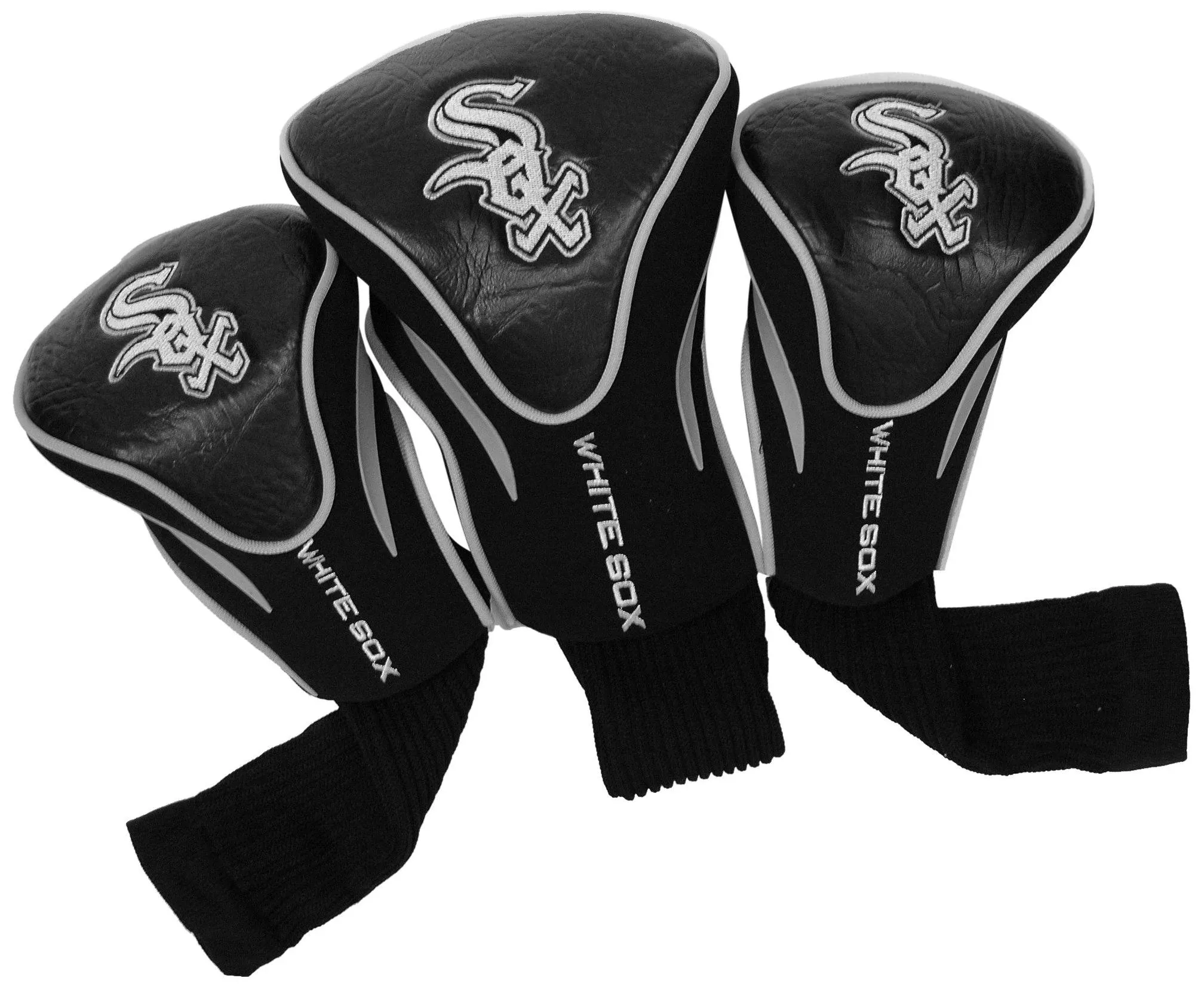 Team Golf MLB Chicago White Sox Contour Golf Club Headcovers 3-Pack