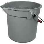 Rubbermaid&amp;reg; Utility Bucket with Spout - 14 Quart, Gray