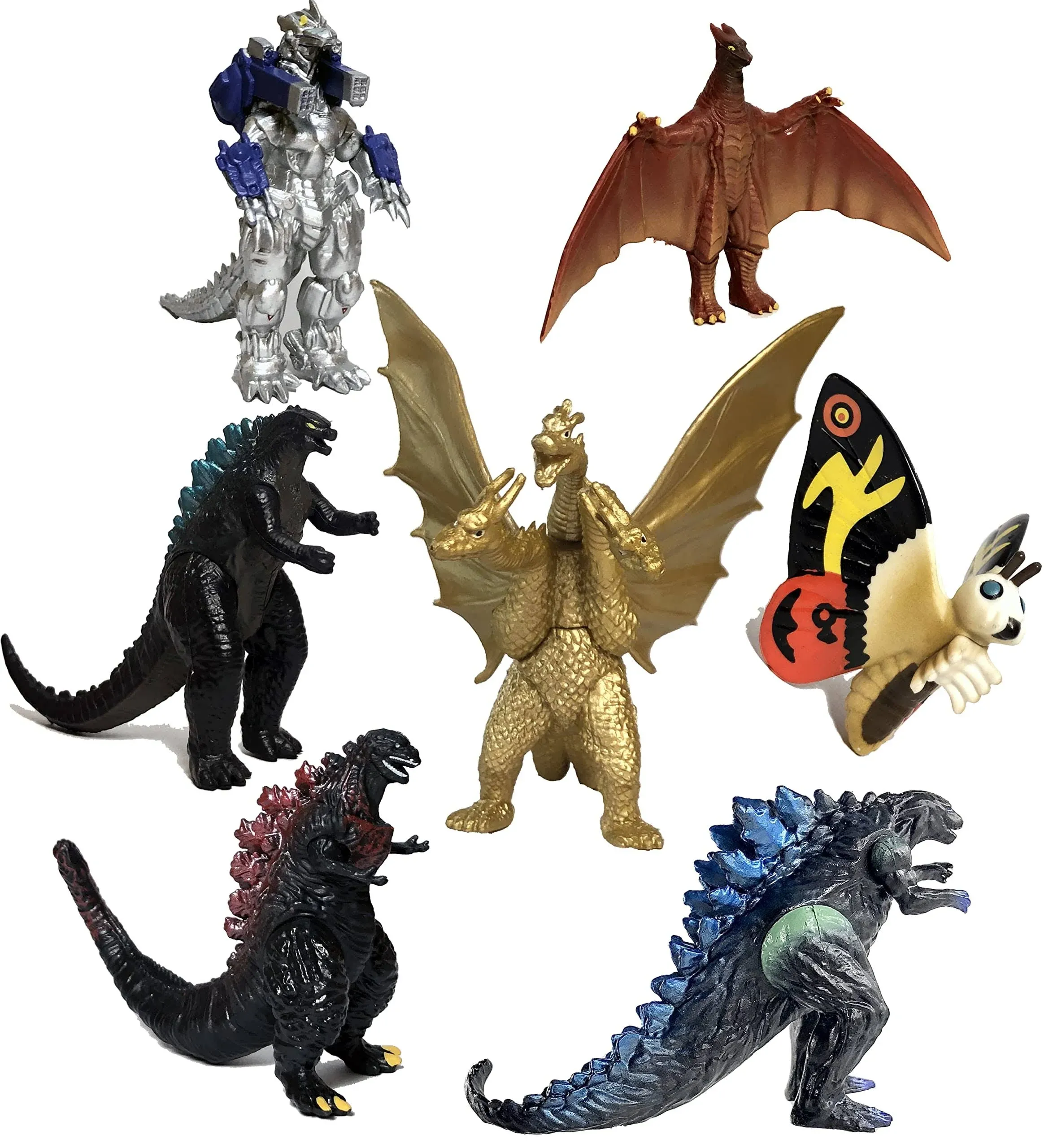 Brand New Godzilla Dinosaur Toys King of The Monsters Action Figures Pack