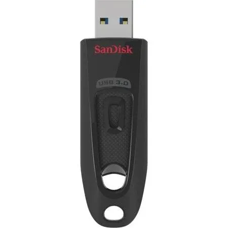 SanDisk 64GB 2-Pack Ultra USB 3.0 Flash Drive (2x64GB) - SDCZ48-064G-GAM462, Black