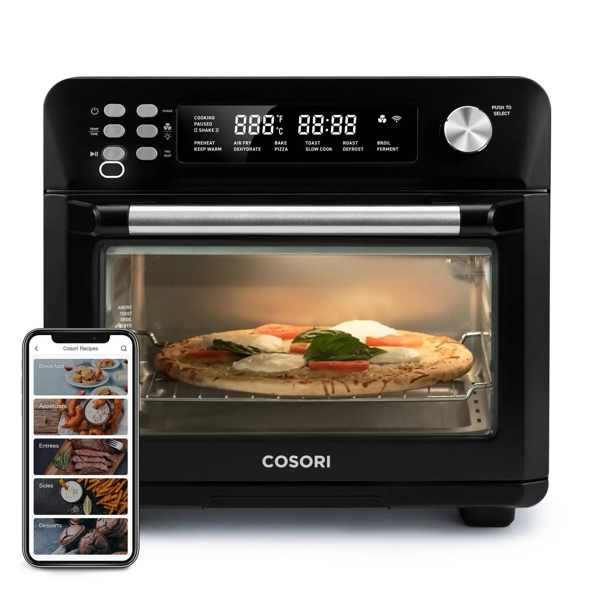 COSORI 12-in-1 Air Fryer Toaster Oven