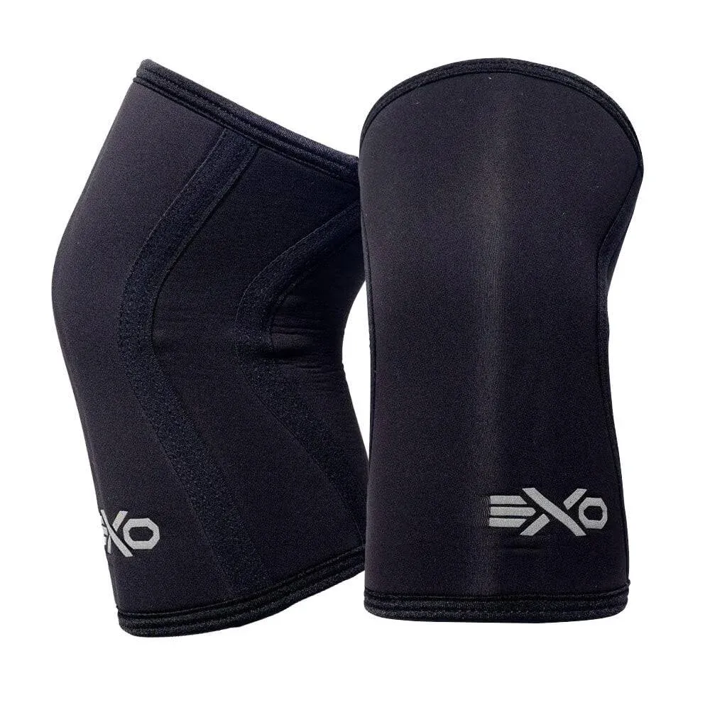 7mm Knee Sleeves - Black XL