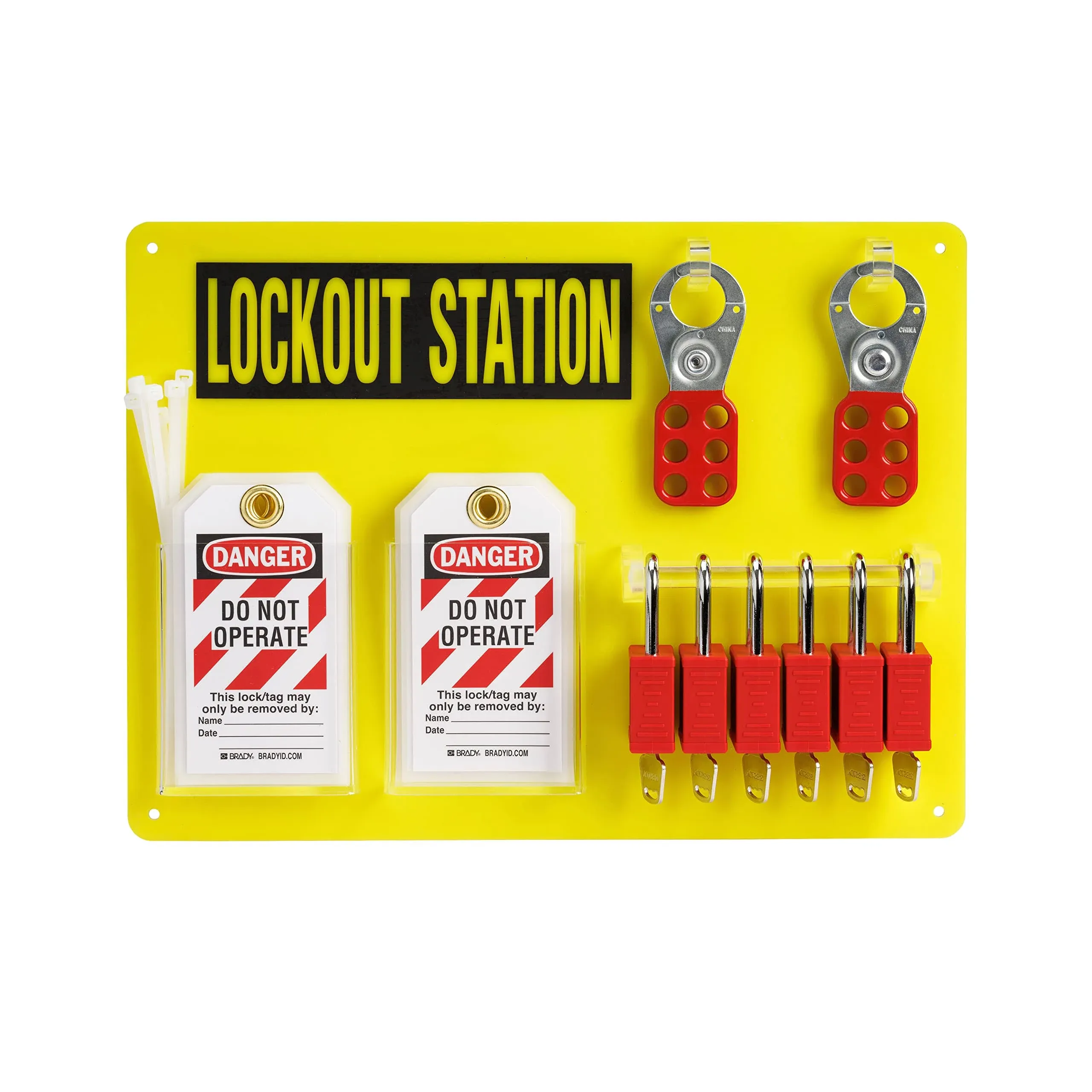 Lockout Station, 0.1875" D, 11.5" H, 15.5"W