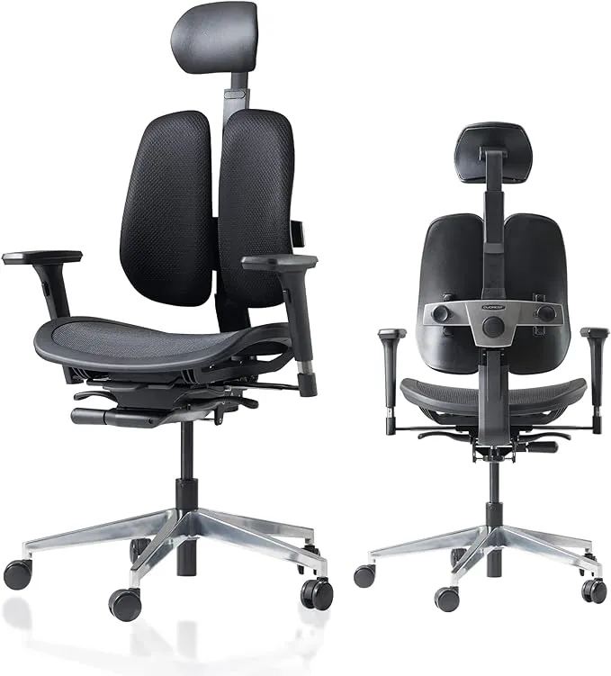 Duorest Dual-Backrests Alpha - Ergonomic Office Chair, Home Office Desk Chairs ...