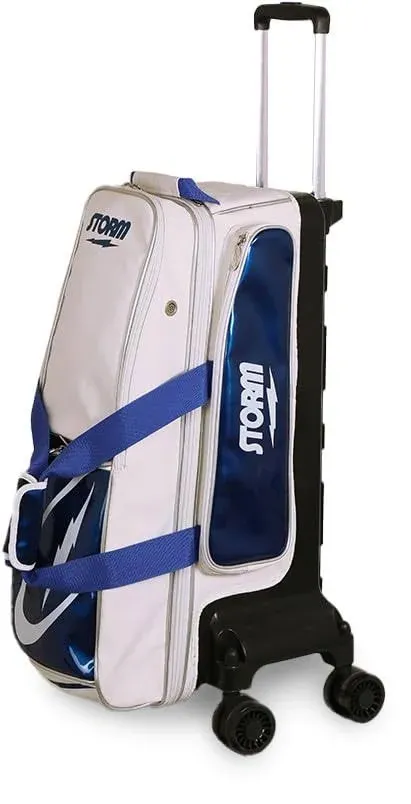 Storm 3 Ball Rolling Thunder Signature Bowling Bag White/Blue