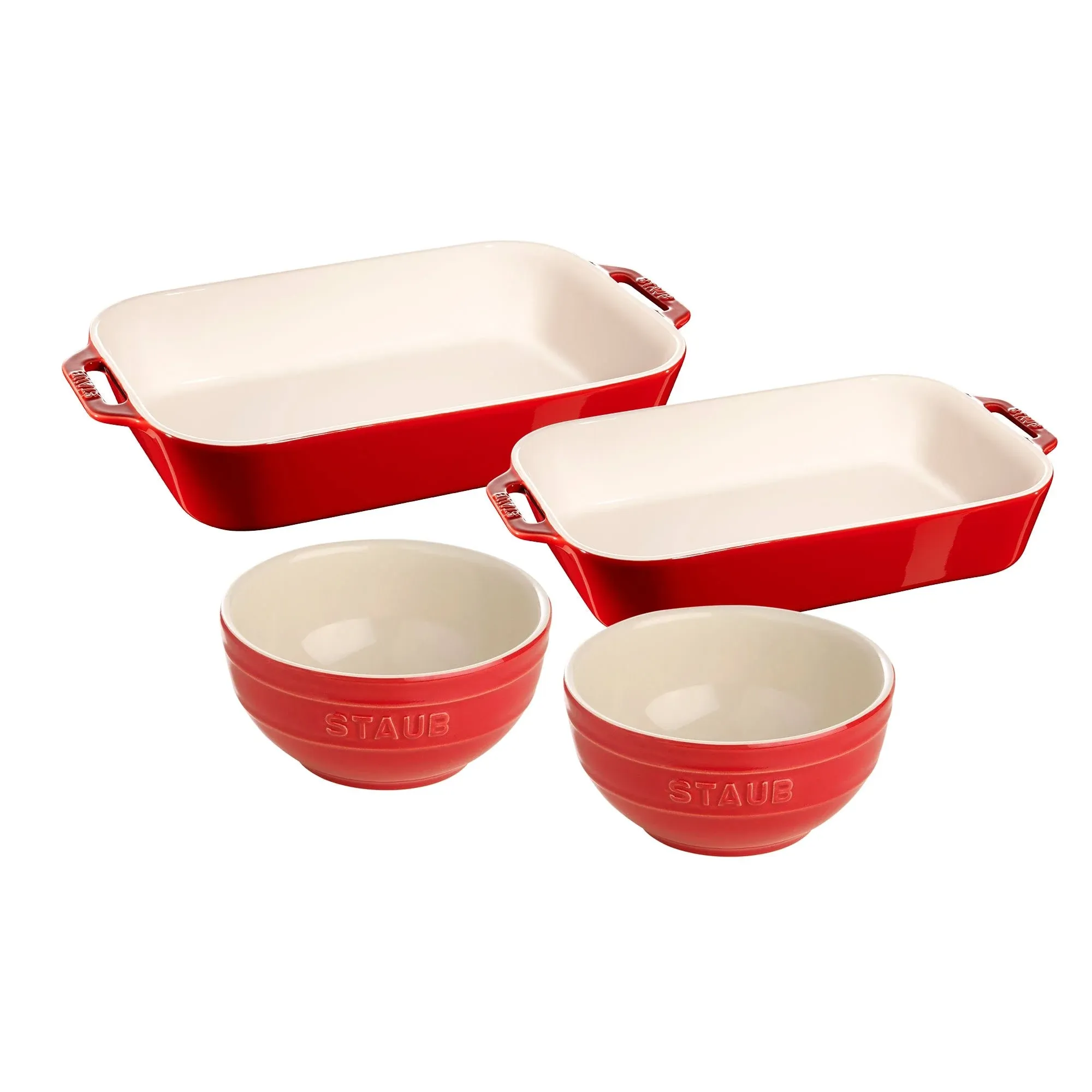 Staub Ceramic Baking and Bowl Set