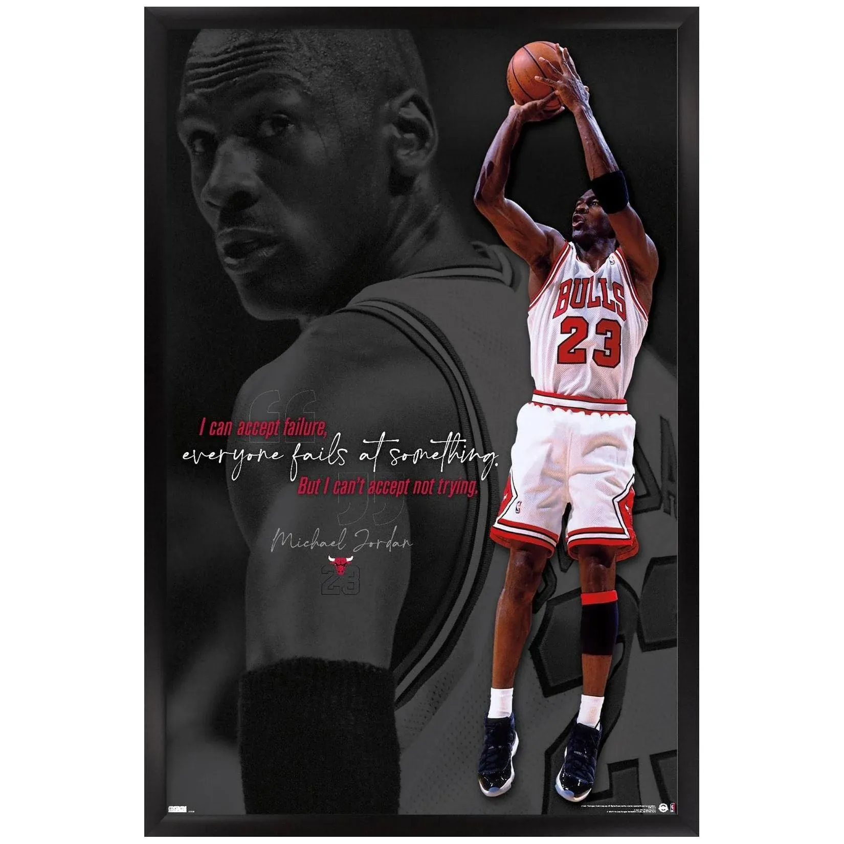 Michael Jordan - Can't Accept Not Trying Poster