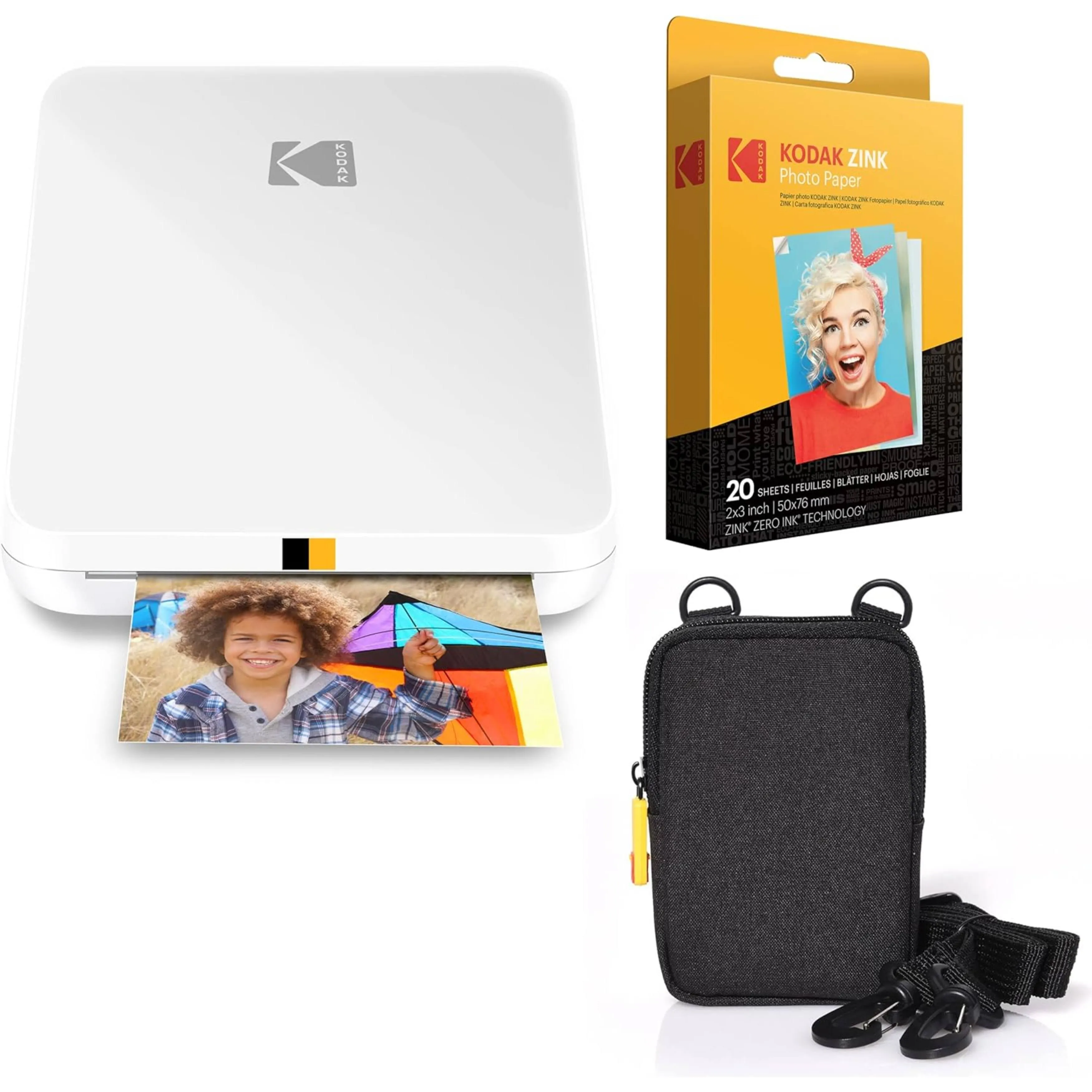 Kodak Step Slim Instant Photo Printer Go Bundle