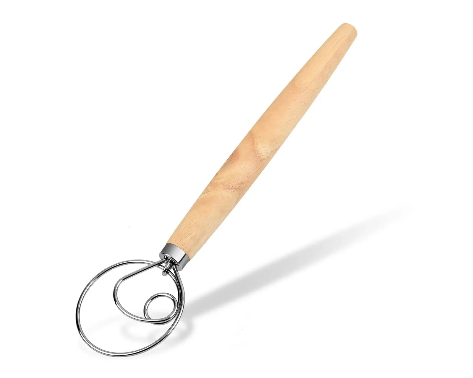 DS. Distinctive Style Danish Dough Whisk 13 inch 304 Stainless Steel Dutch Bread ...