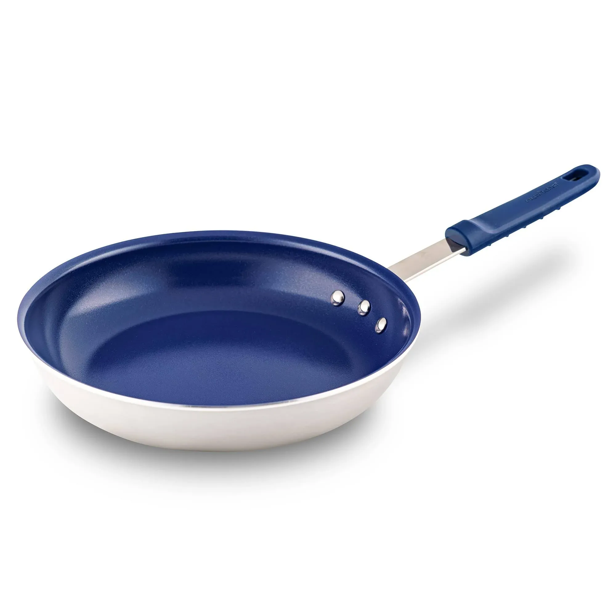 Nutrichef 8" Small Fry Pan - Small Skillet Nonstick Frying Pan with Silicone ...