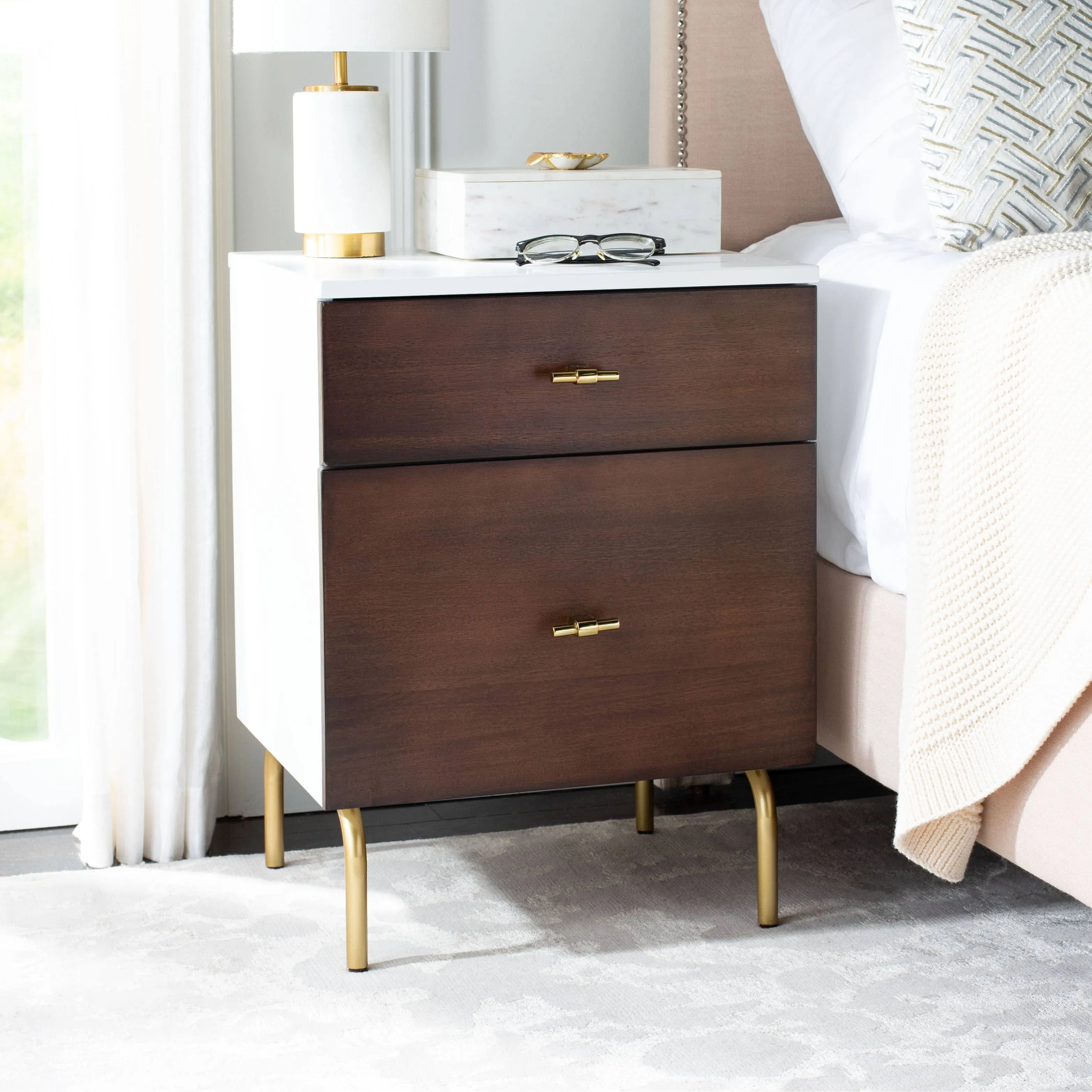 Safavieh Bailee 2-Drawer Nightstand