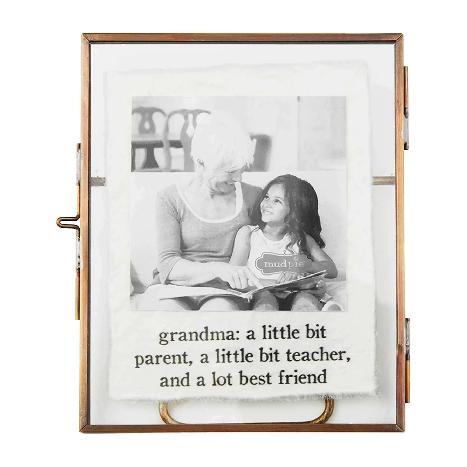 Mud Pie Grandma Glass Metal Frame 3X3