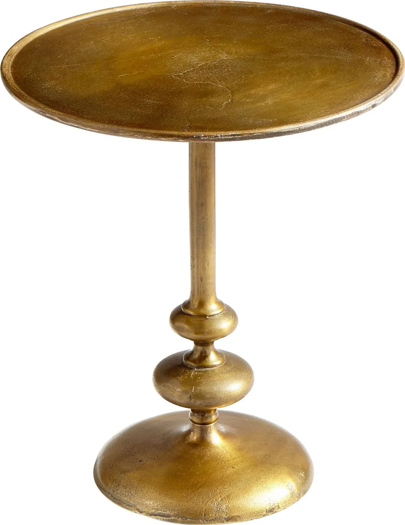 Cyan Design Tote Side Table - Antique Brass