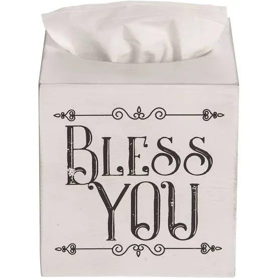 MDF Bless You Tissue Box