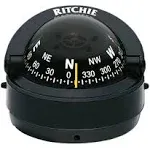 Ritchie S-53 Explorer Compass - Surface Mount - Black