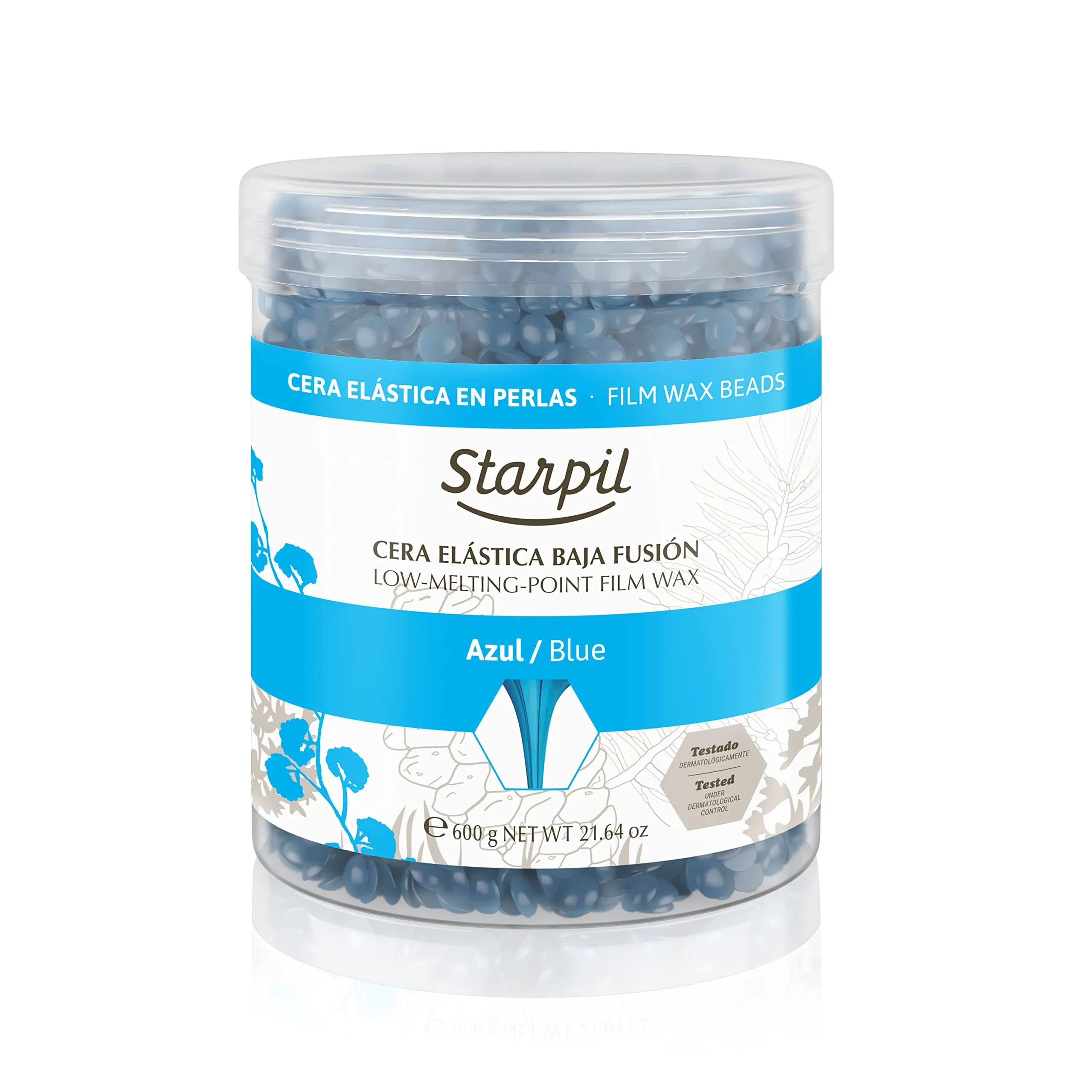 Starpil Wax 600g / 21.64 oz Blue Hard Wax Beads for Hair Removal