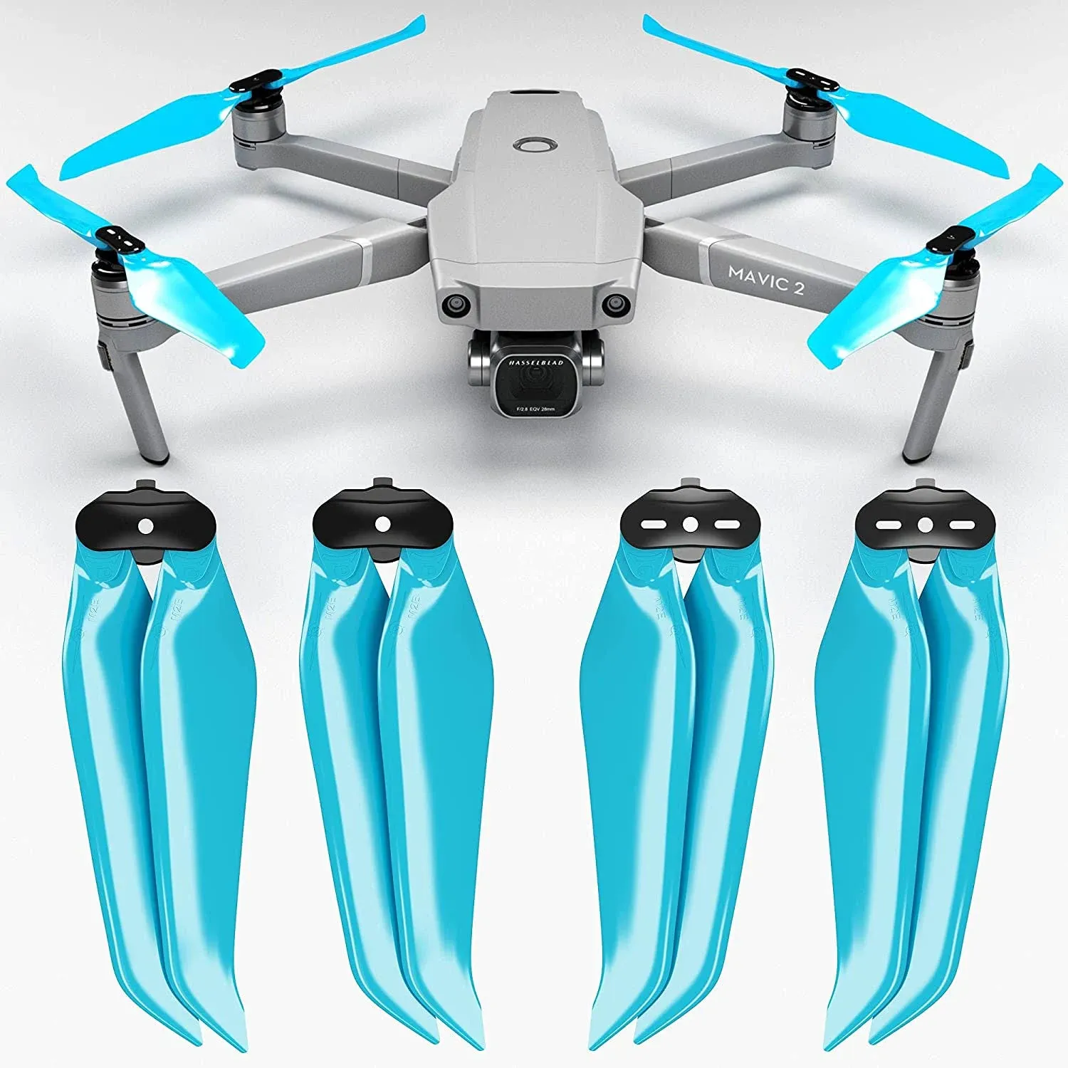 Master Airscrew Stealth Propellers for DJI Mavic 2 - Blue, 4 Pcs