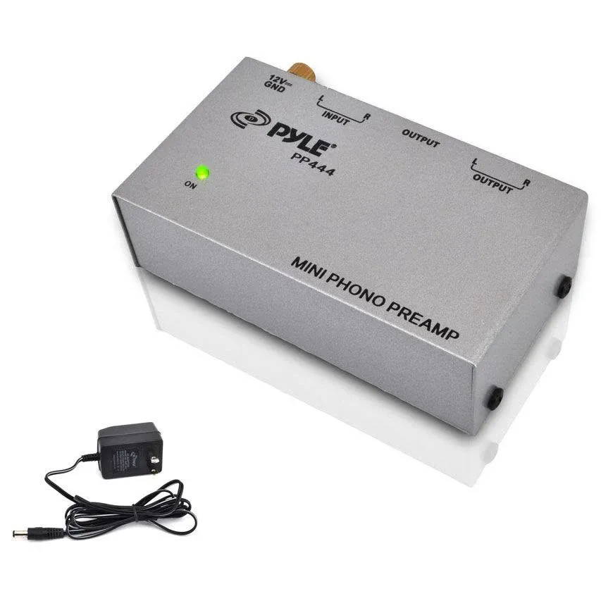 Pyle Pro Ultracompact Phono Turntable Preamplifier