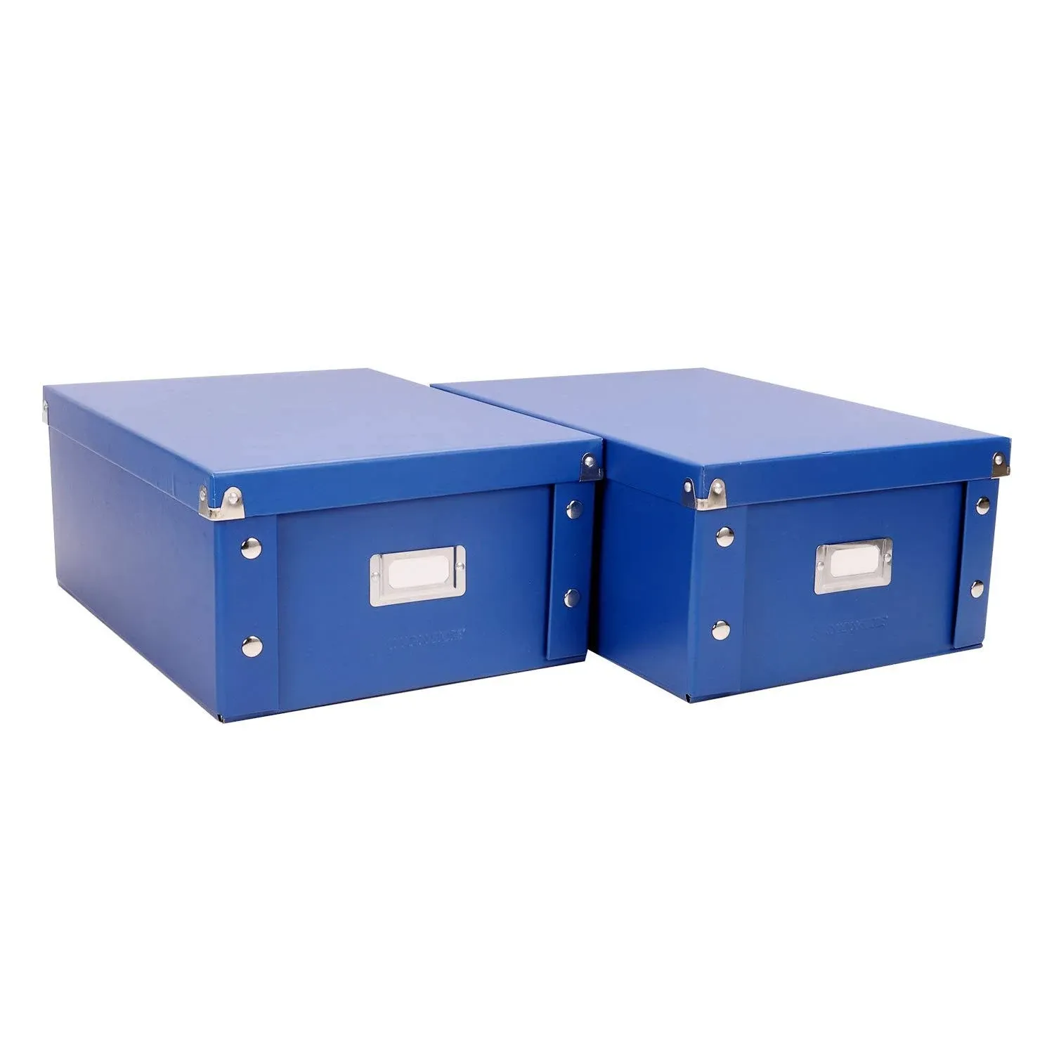 Snap N Store SNS02097 DW CD Storage Box, Classic Blue, 2 Pk