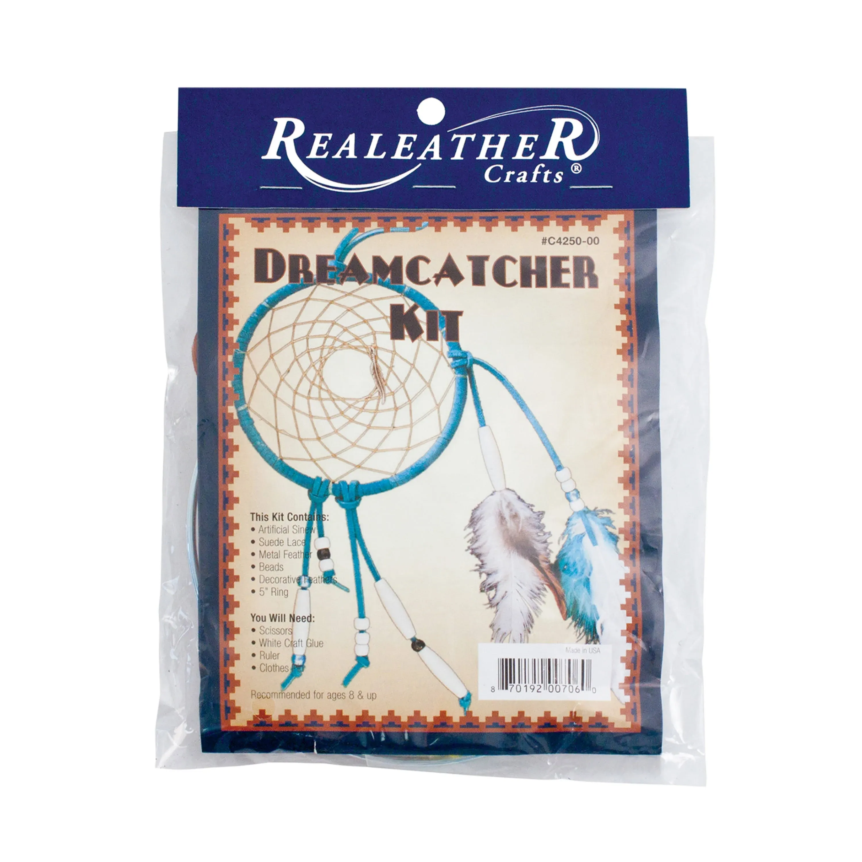 Realeather Crafts-Leather<wbr/>craft Kit-Dreamcatch<wbr/>er 5&#034;