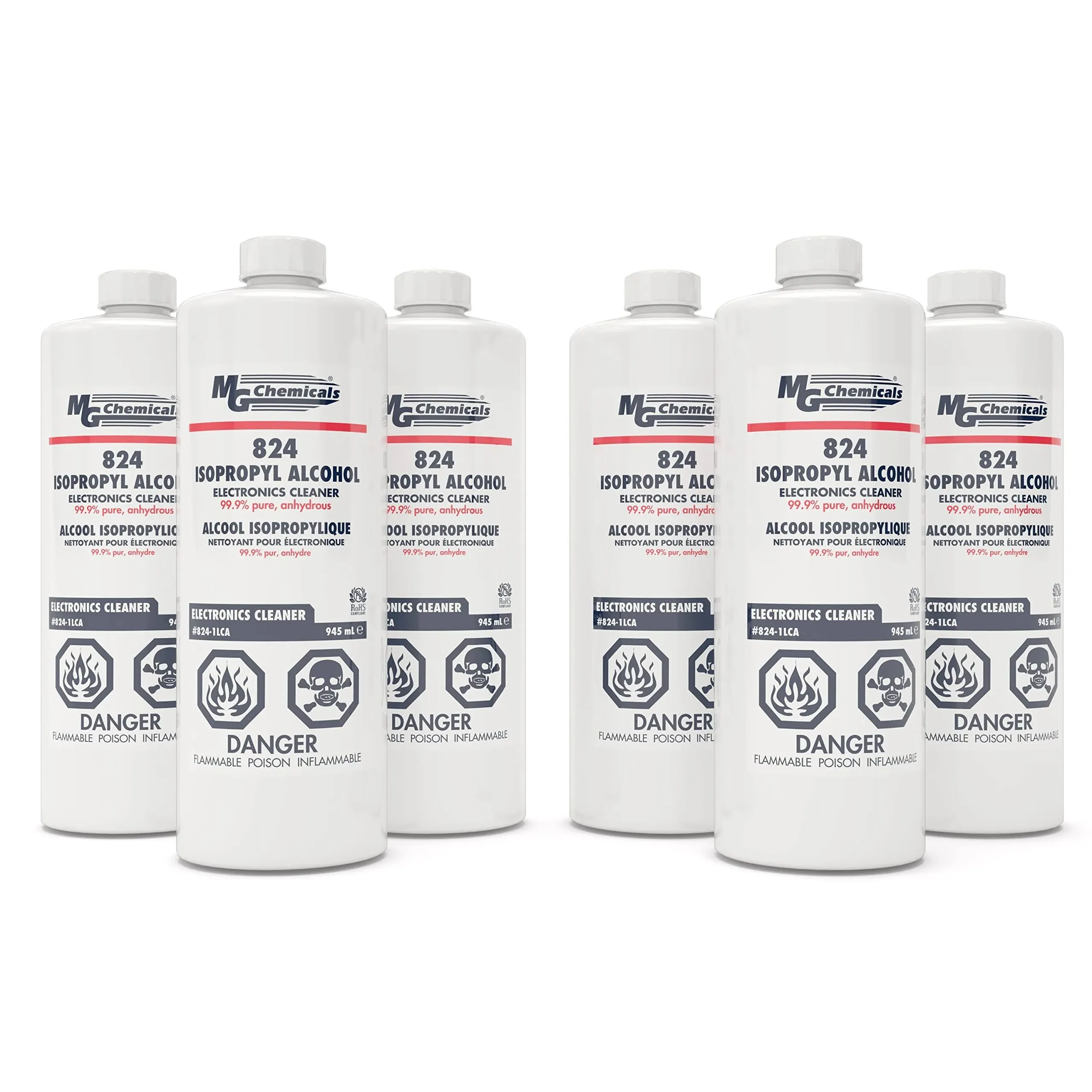 mg Chemicals 824-100ML 99.9% Isopropyl Alcohol Liquid Cleaner