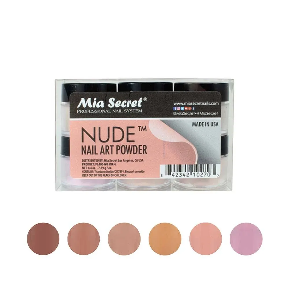 Mia Secret -Sweet Nail Acrylic Powder collection set of 6