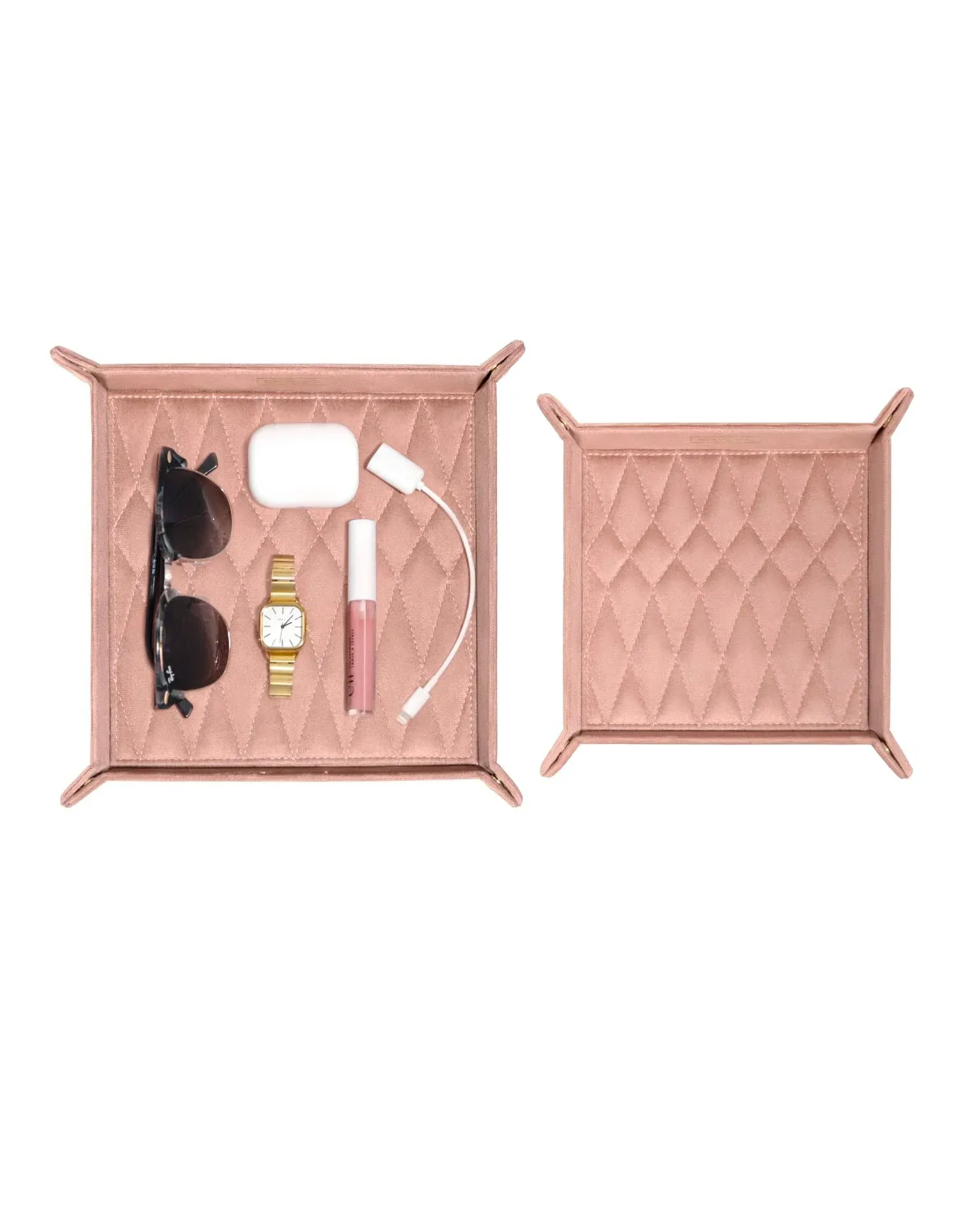 Benevolence La Jewelry Tray, Vanity Tray, Perfume Organizer-Dusty Pink