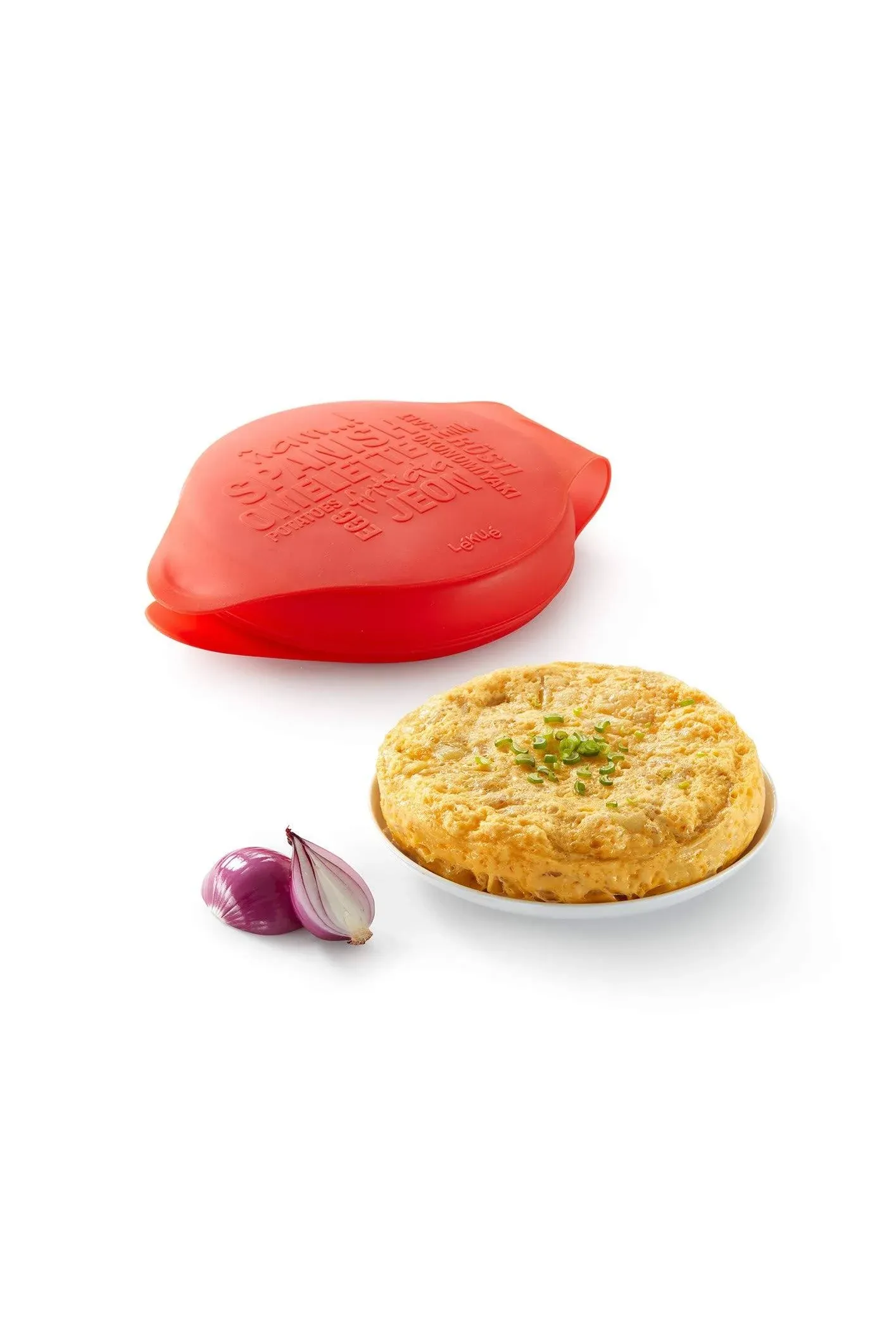 Lekue Microwave Omelet Cooker Red Silicone