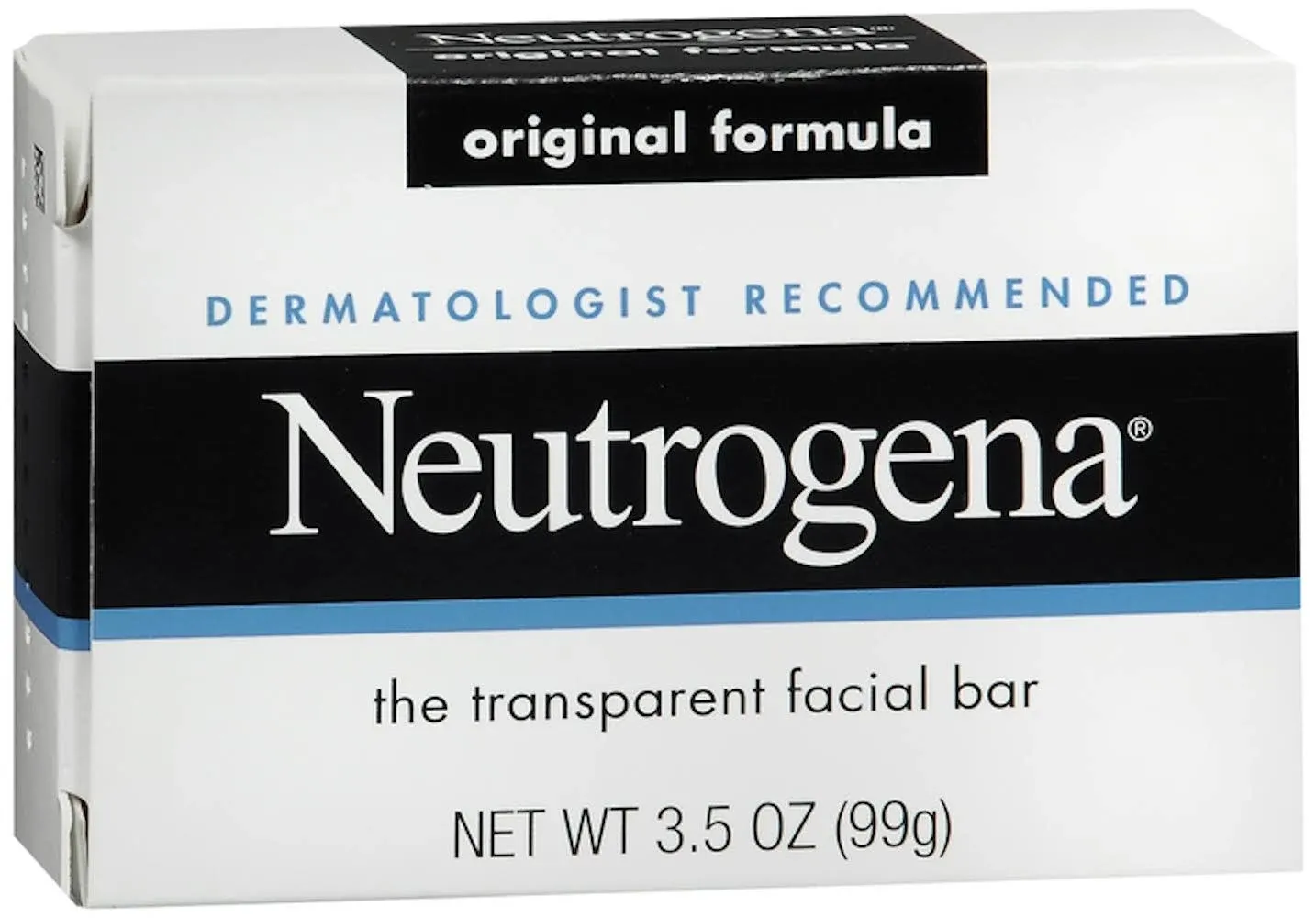 Neutrogena The Transparent Facial Bar Original Formula, 3.50 oz