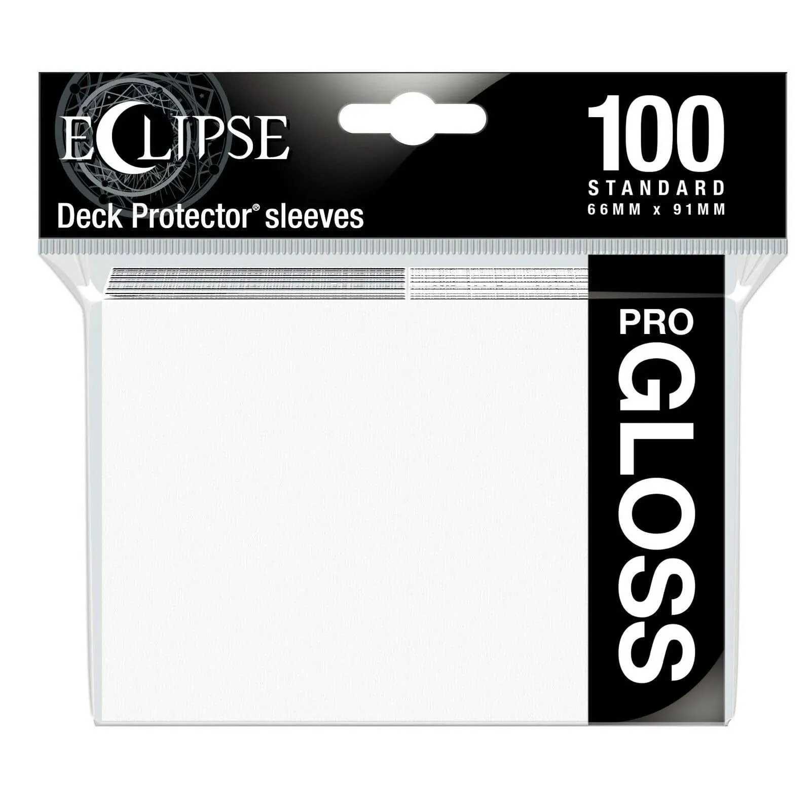 Ultra Pro 88-15600 Eclipse Gloss Standard Sleeves (100 Pack) -Arctic White