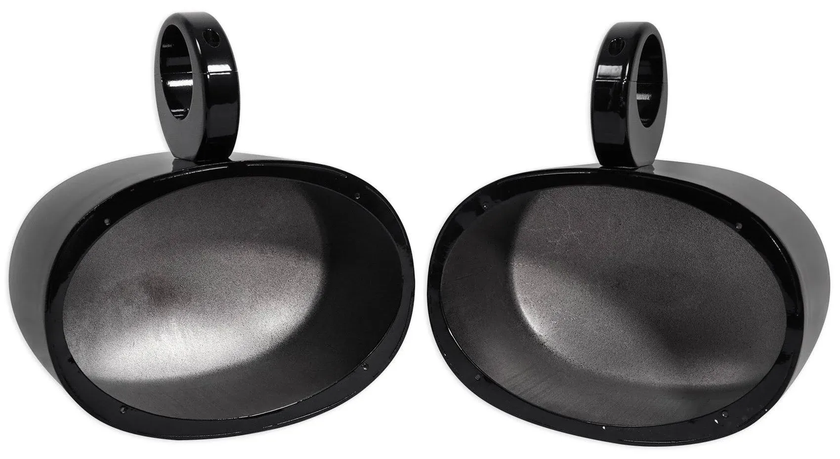 Pair Rockville MAC69B 6x9 Black Aluminum Wakeboard Tower Speaker Pod Enclosures