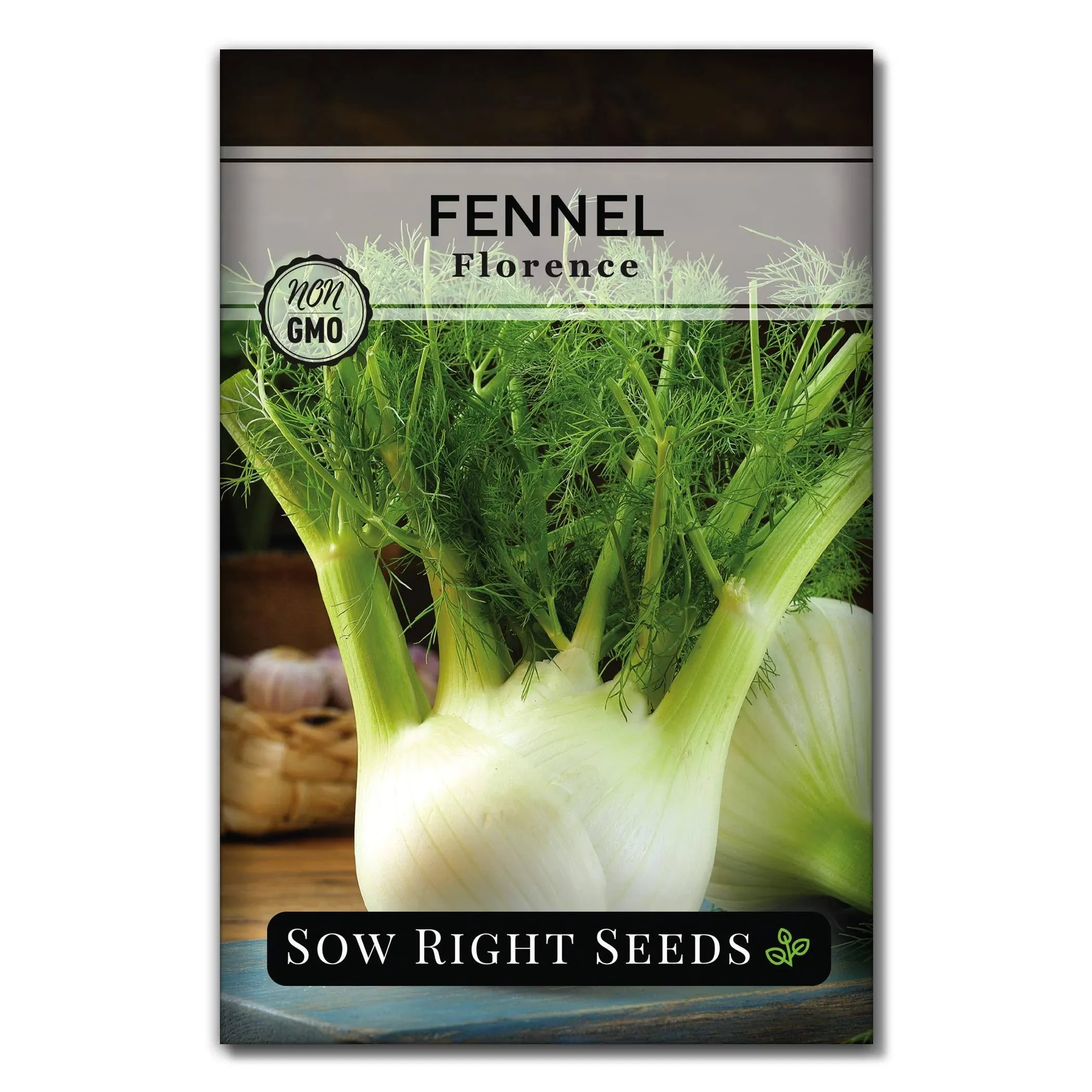 Sow Right Seeds - Florence Fennel Seed for Planting - Non-GMO Heirloom Packet with Instructions to Plant and Grow in Your Herbal Garden - Great for Seasoning and Cooking - Attract Pollinators (1)