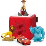 Disney Toniebox Starter Set Red with Tonies Cars, Lion King, Toy Story and...