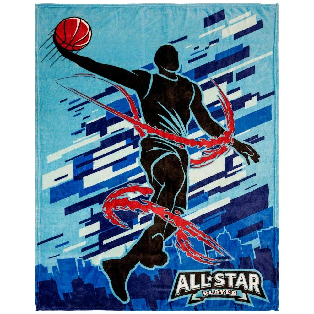 Infinity Republic - Basketball All-Star Super Plush Blanket Sports Fan Blankets ...