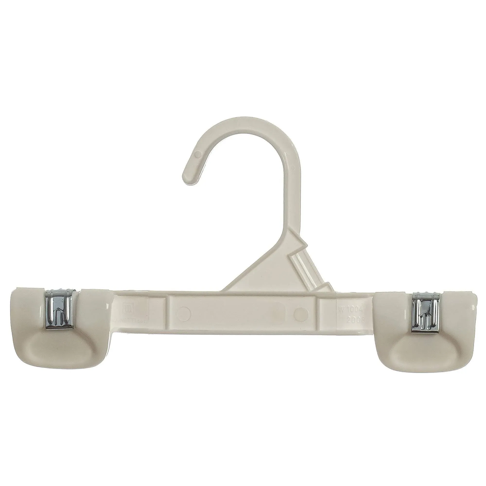 Mainetti - 1004PWS Mainetti 1004 White All Plastic Hangers with Sturdy Plastic ...