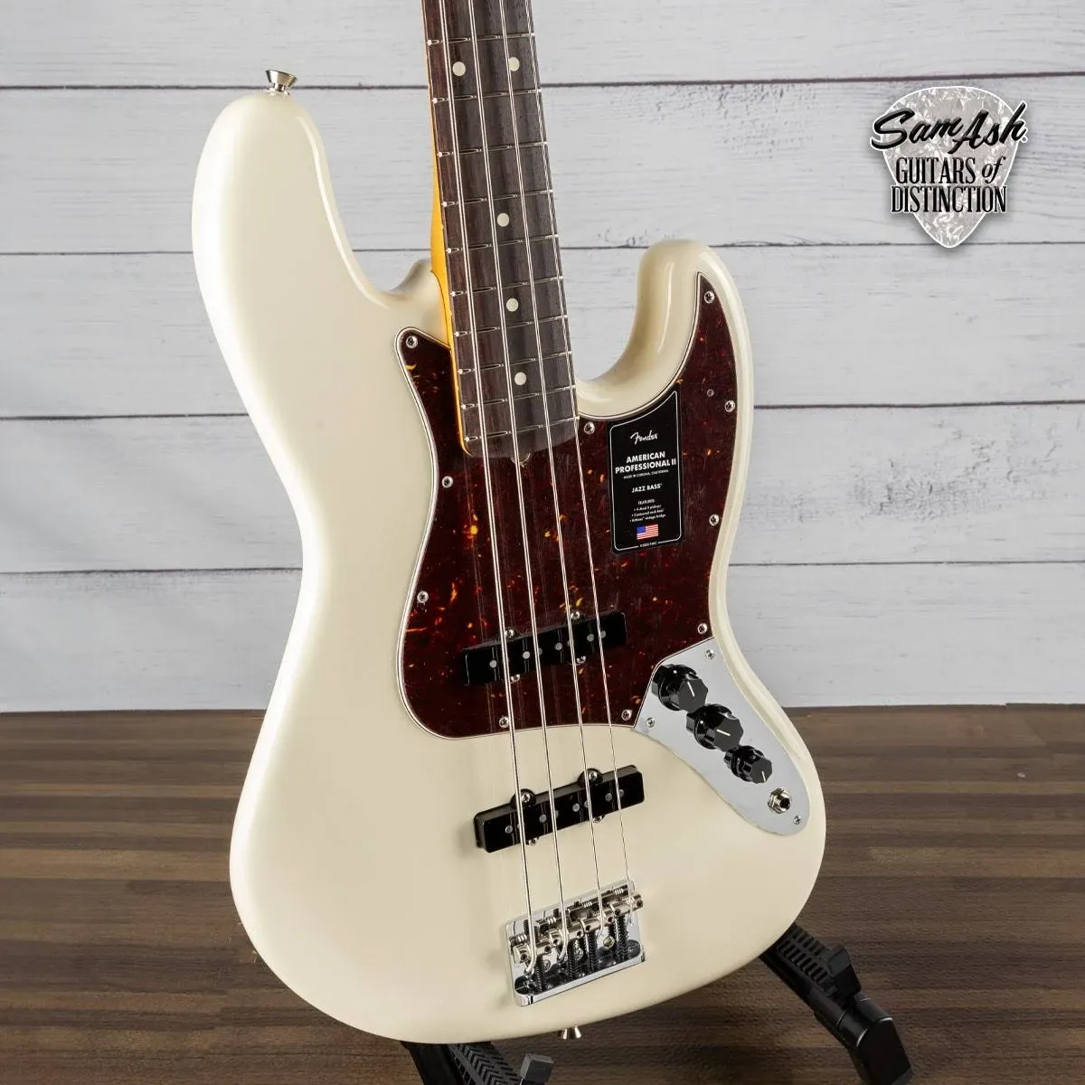 Fender American Professional II Jazz Bass - Mercury, Rosewood Fretboard