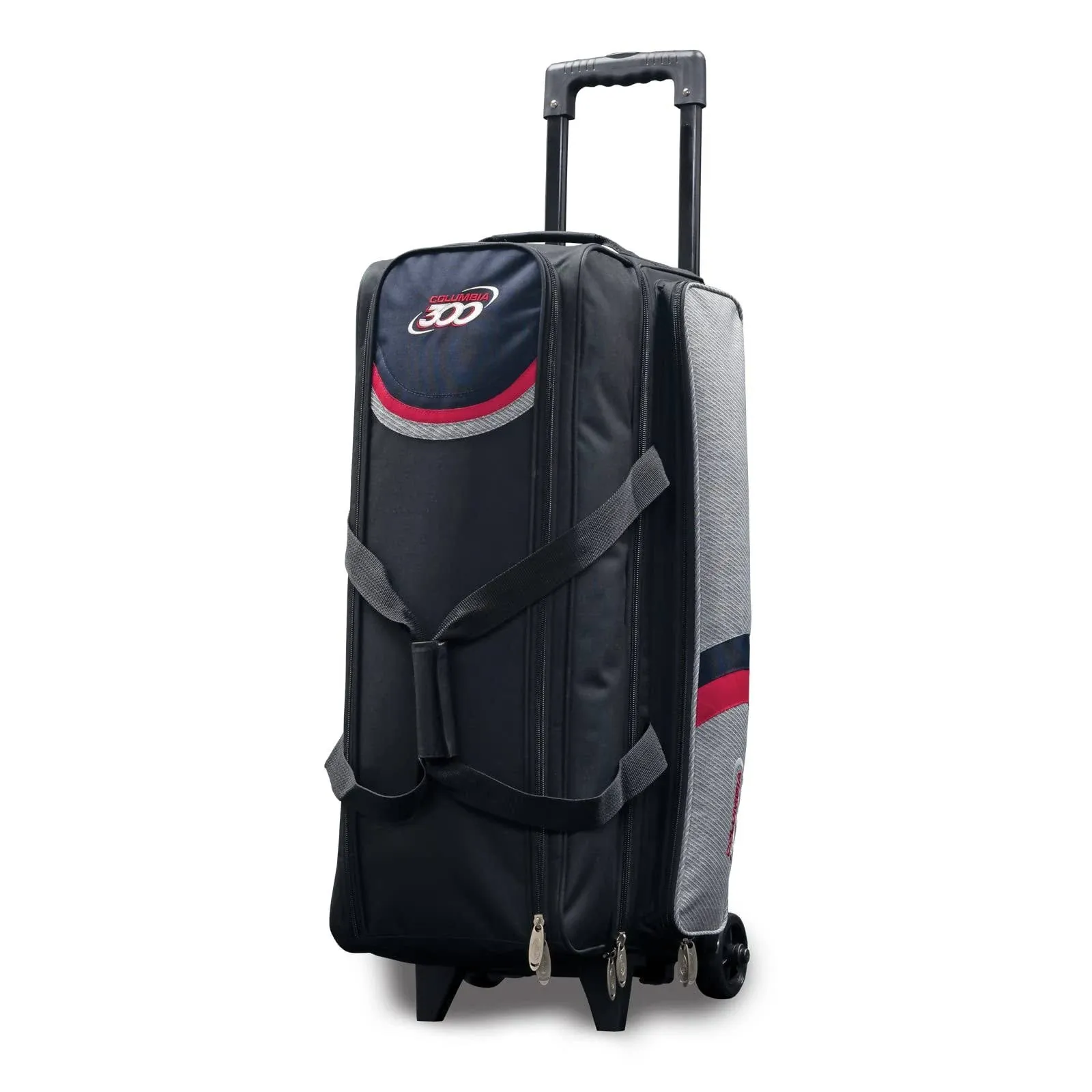 Columbia 300 Boss Triple 3 Ball Roller Red Bowling Bag