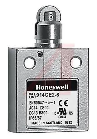 HONEYWELL S&C - 914CE3Q - LIMIT SWITCH, CROSS ROLLER PLUNGER, SPDT