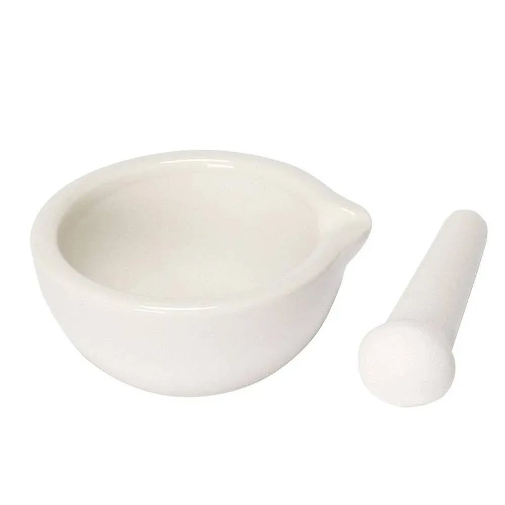 6ml Porcelain Pepper Mill Mortar Pestle Pugging Pot Garlic Spice Grinder Pharmacy Herbs Bowl Mill Crusher DIY Kitchen Gadget