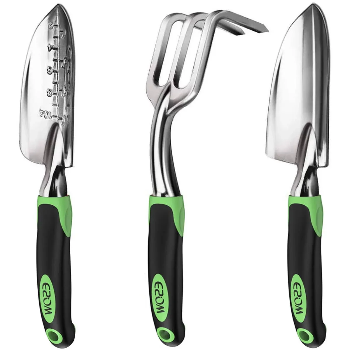 ESOW Garden Tool Set, 3 Piece Cast-Aluminum Heavy Duty Gardening Kit Includes Ha