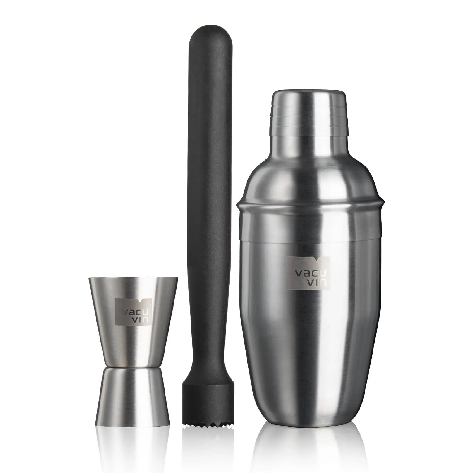 Vacu VIN 3-Piece Cocktail Set - Silver