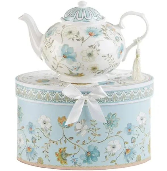 Blue Romance Porcelain Tea Pot (8141-1)