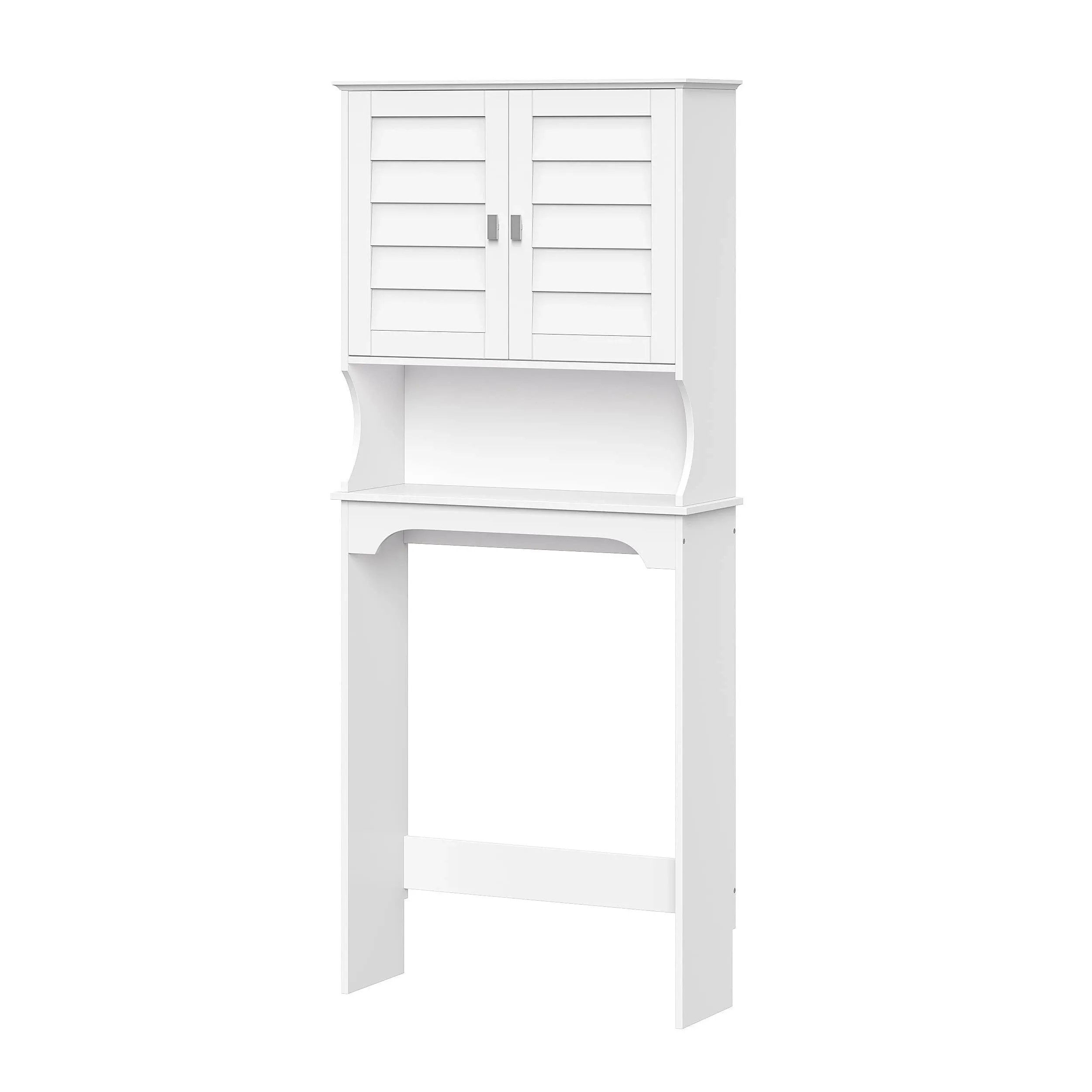 RiverRidge Home Over-the-Toile<wbr/>t Storage 64.4&#034;x27.4&#034;x9.<wbr/>25&#034; MDF 3-Shelves White