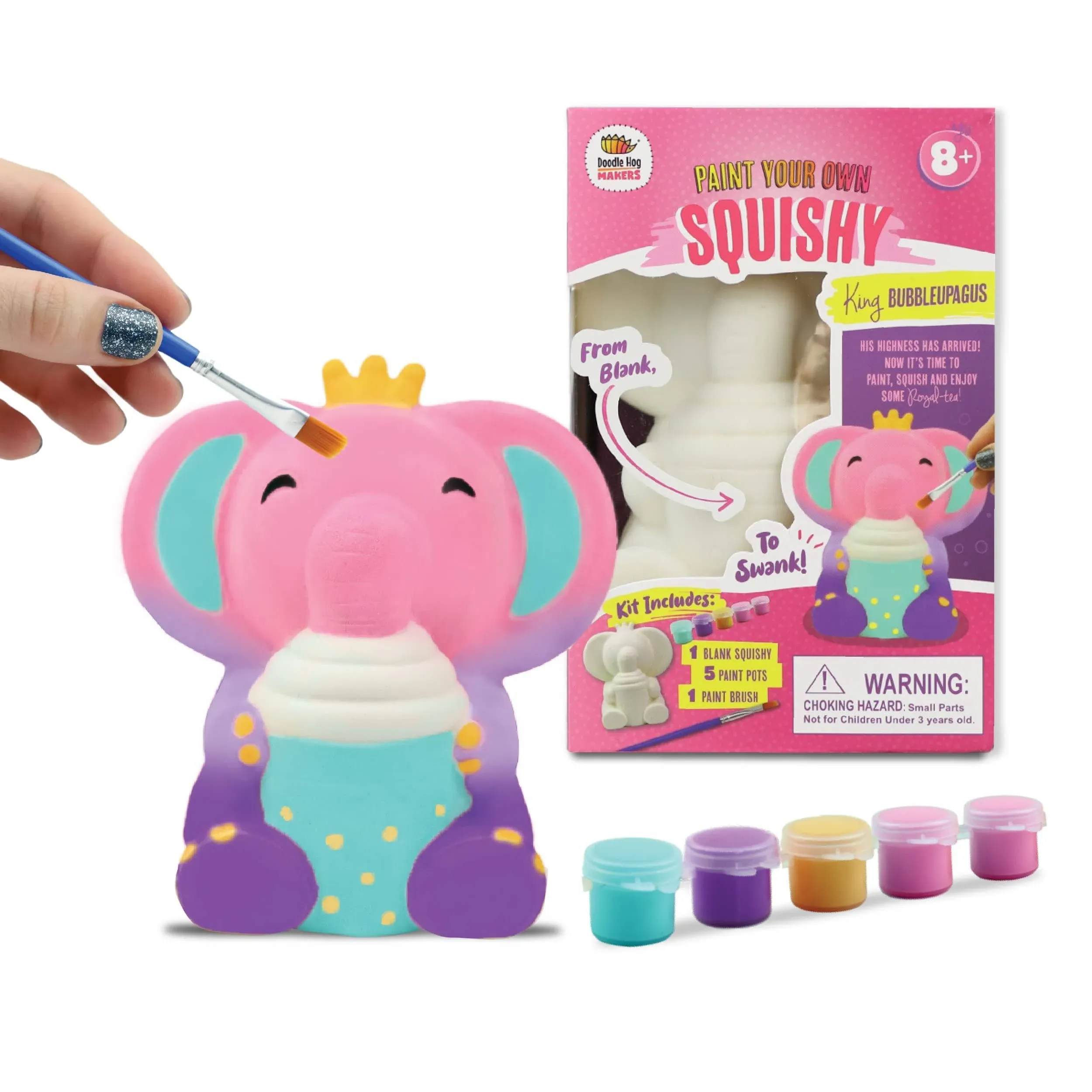 Elephant Squishy Paint Kit