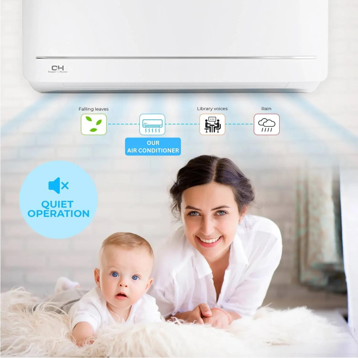 Olmo 14000 BTU 230V Through-the-Wall Air Conditioner