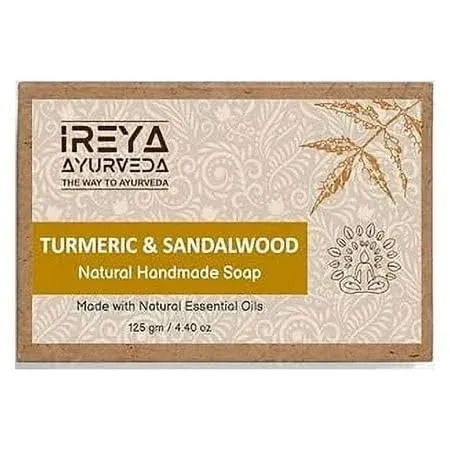 Ireya Ayurveda Turmeric Sandal Soap - 4oz - Soap Bar - Vegan - Handmade Soap ...