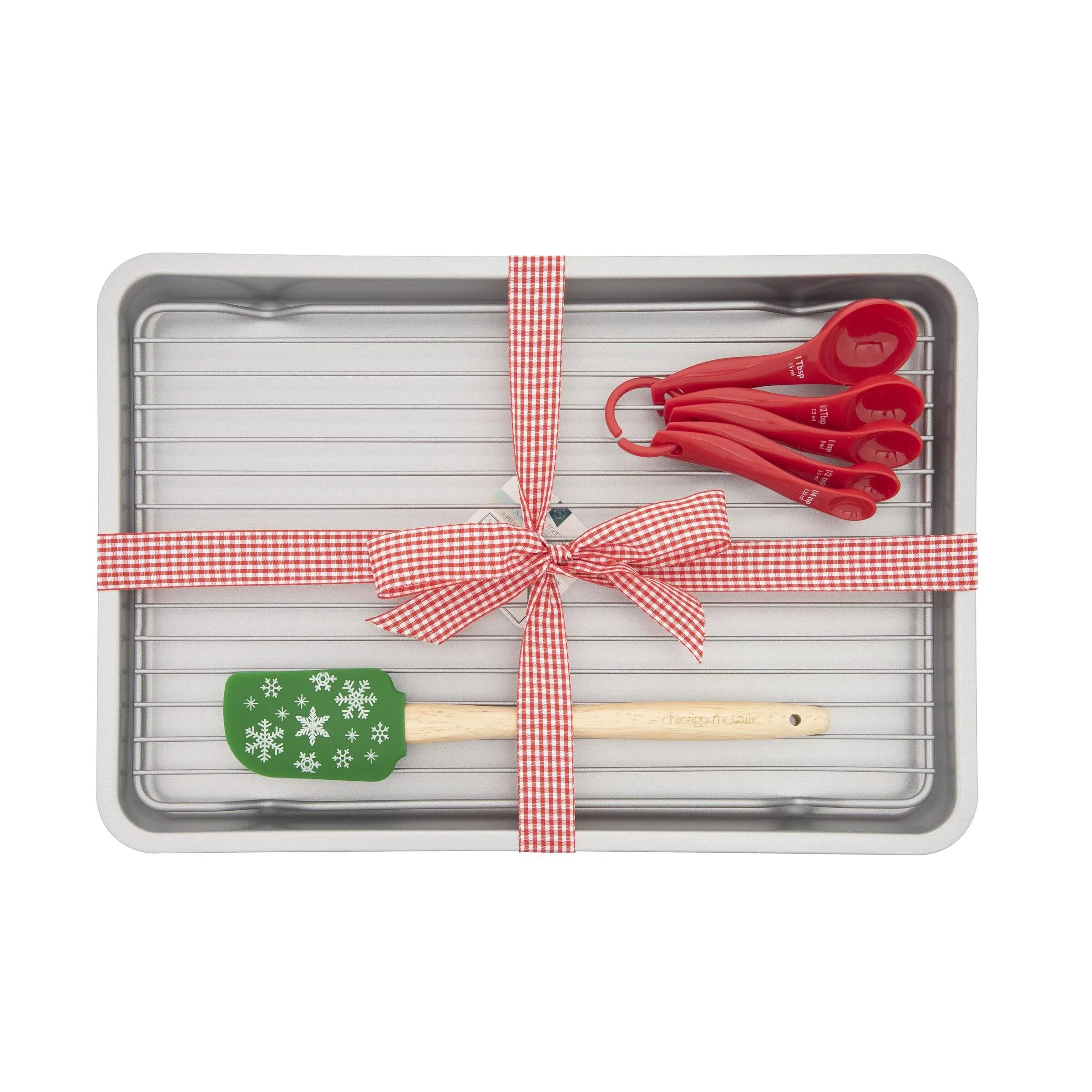 Chicago Metallic Holiday Baking, 8-Piece Set, Multicolor