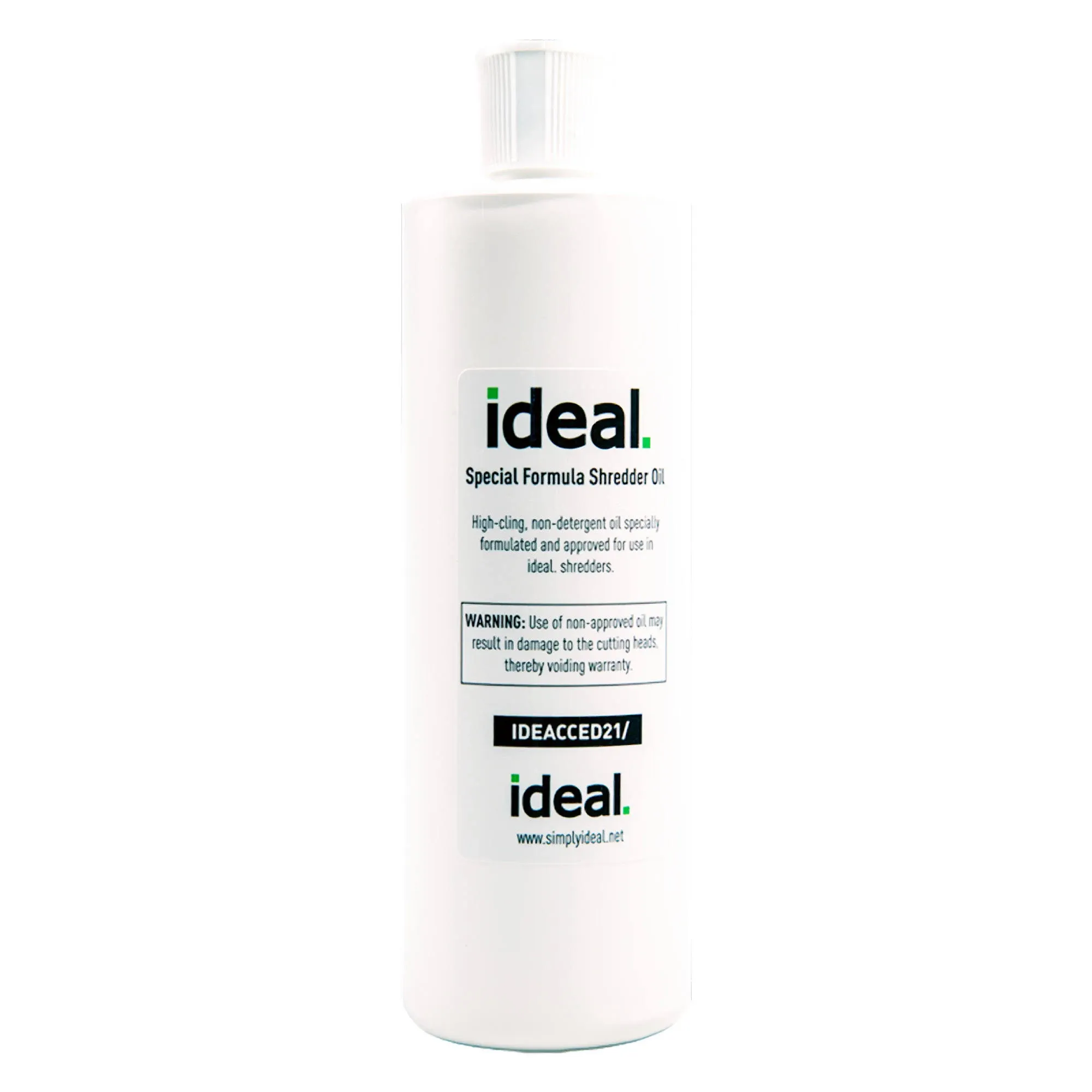 ideal. Special High-Cling Lubrication Oil for Shredders, 8 Bottles, 1 Pint