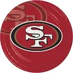 Trendware San Francisco 49ers Paper Plates, 24 ct