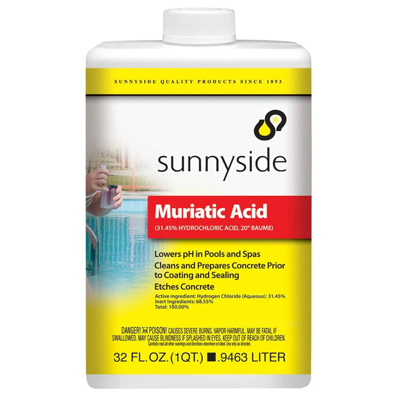 SUNNYSIDE CORPORATION 71032 1-Quart Muriatic Acid